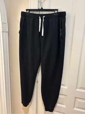 Free Fly Apparel Black/Dark Gray Jogger Pants with Drawstring